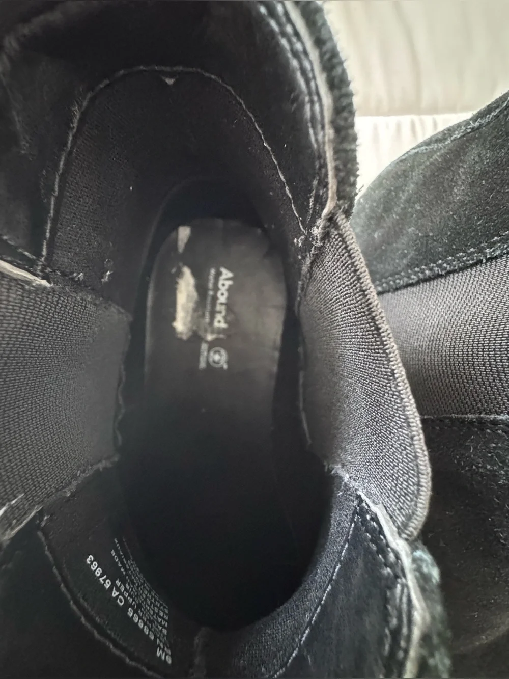 Abound Black Suede Chukka Boots Men Size 9”